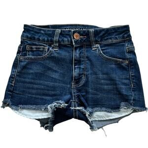 American Eagle Outfitters Dark Blue Jean Shorts